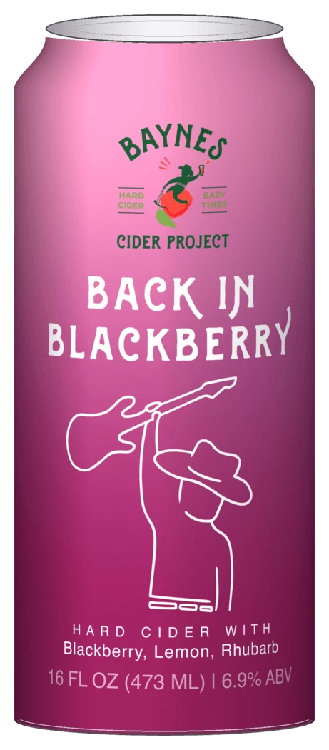 Back in Blackberry cider can